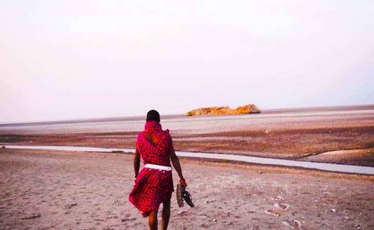 Marche avec les Masais au Lac Natron